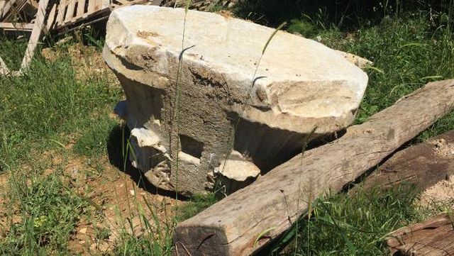 millet bahcesi insaatinda tarihi mermer sutun 8 14151148 o