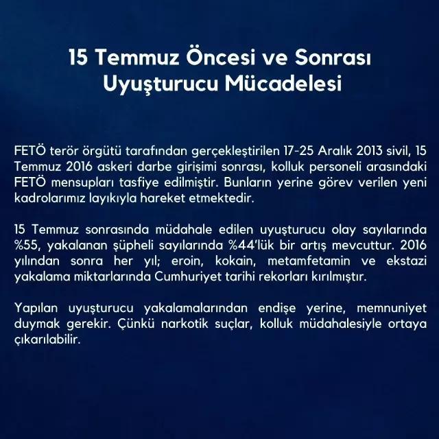 Narkotik Suçlarla Mücadele Daire Başkanlığı'ndan yakalanan uyuşturucu miktarı paylaşımı Narkotik Suçlarla Mücadele Daire Başkanlığı'ndan yakalanan uyuşturucu miktarı paylaşımı