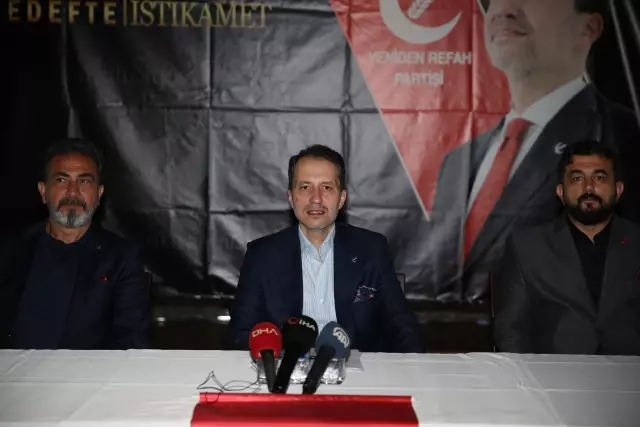 Yeniden Refah Partisi Genel Başkanı Erbakan, partisinin Milli Siyaset Akademisi programına katıldı Yeniden Refah Partisi Genel Başkanı Erbakan, partisinin Milli Siyaset Akademisi programına katıldı