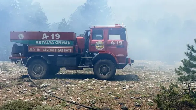 Alanya'da orman yangını Alanya'da orman yangını