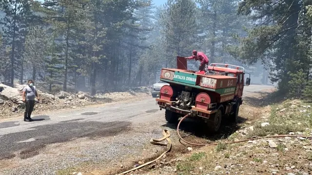 Alanya'da orman yangını Alanya'da orman yangını