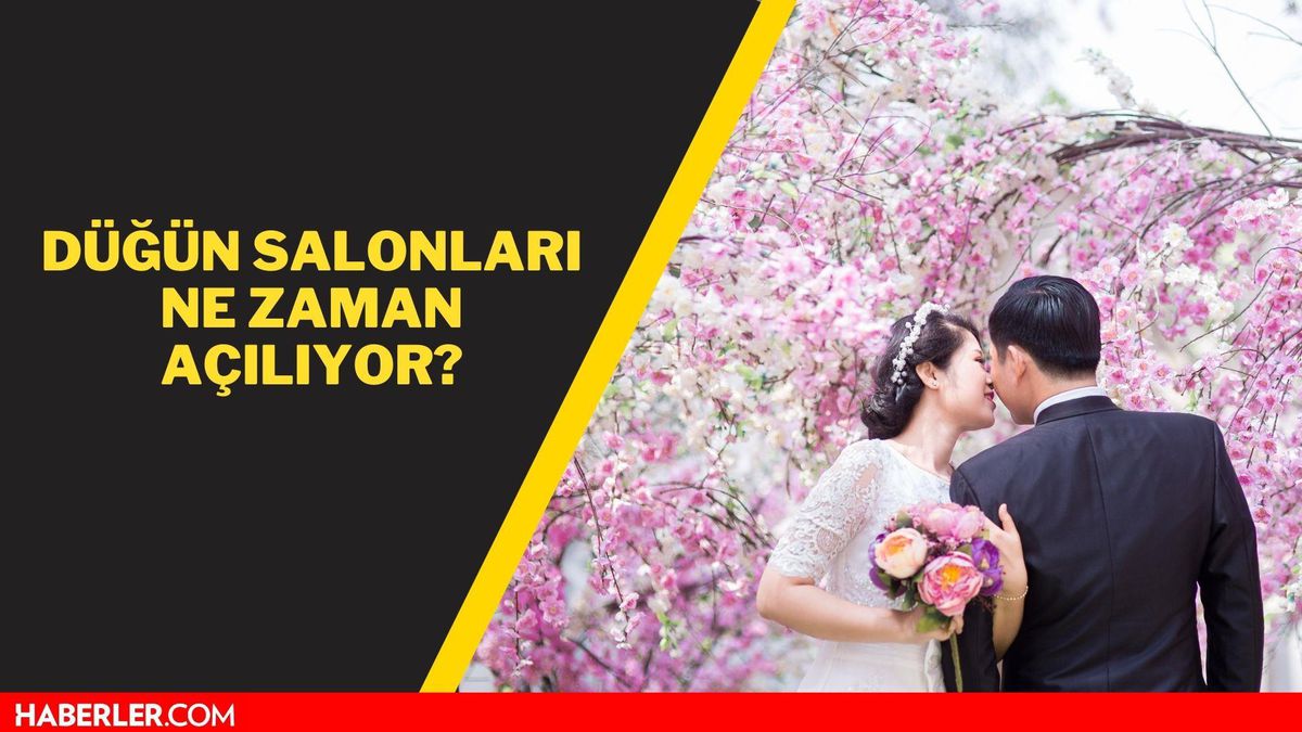 Düğünler ne zaman açılıyor? Düğünler ne zaman açılacak 2021? 1 Haziran'da açılacak mı?