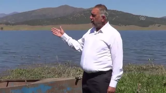 GAZİANTEP - Tahtaköprü Barajı'nda su seviyesi yükselince tarihi yerler sular altında kaldı