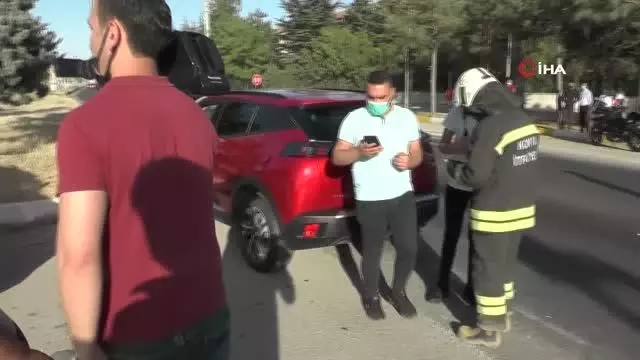 Konya'da cip ile otomobil çarpıştı: 6 yaralı Konya'da cip ile otomobil çarpıştı: 6 yaralı