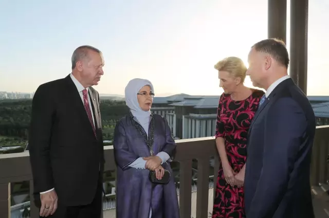 Polonya Cumhurbaşkanı Duda, Cumhurbaşkanı Erdoğan'la ortak basın toplantısında konuştu (1) Açıklaması