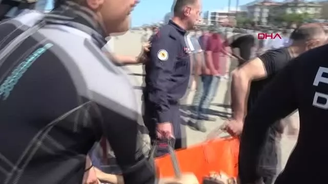 Boğulma tehlikesi geçiren Iraklı çocuğu 'kurbağa adamlar' kurtardı