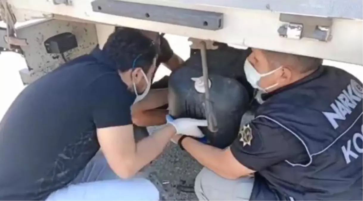 TIR'ın zulasında 51 kilo metamfetamin ele geçirildi