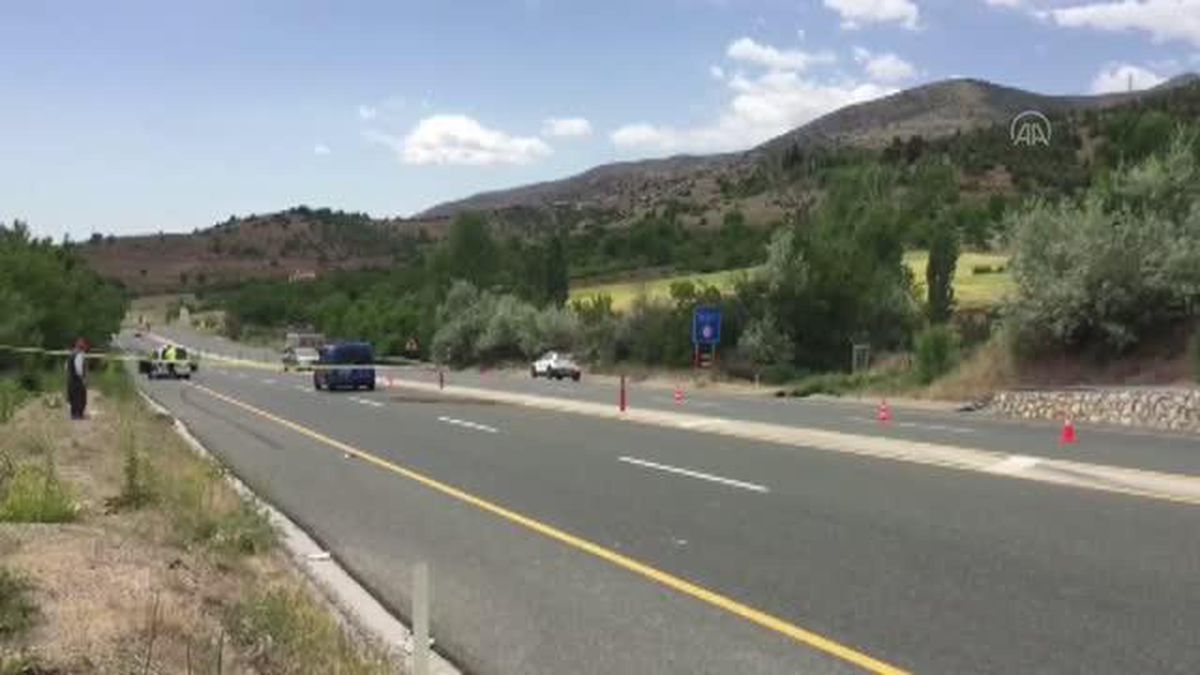 Tır yolun karşısına geçmeye çalışan çifte çarptı: 1 ölü, 1 yaralı