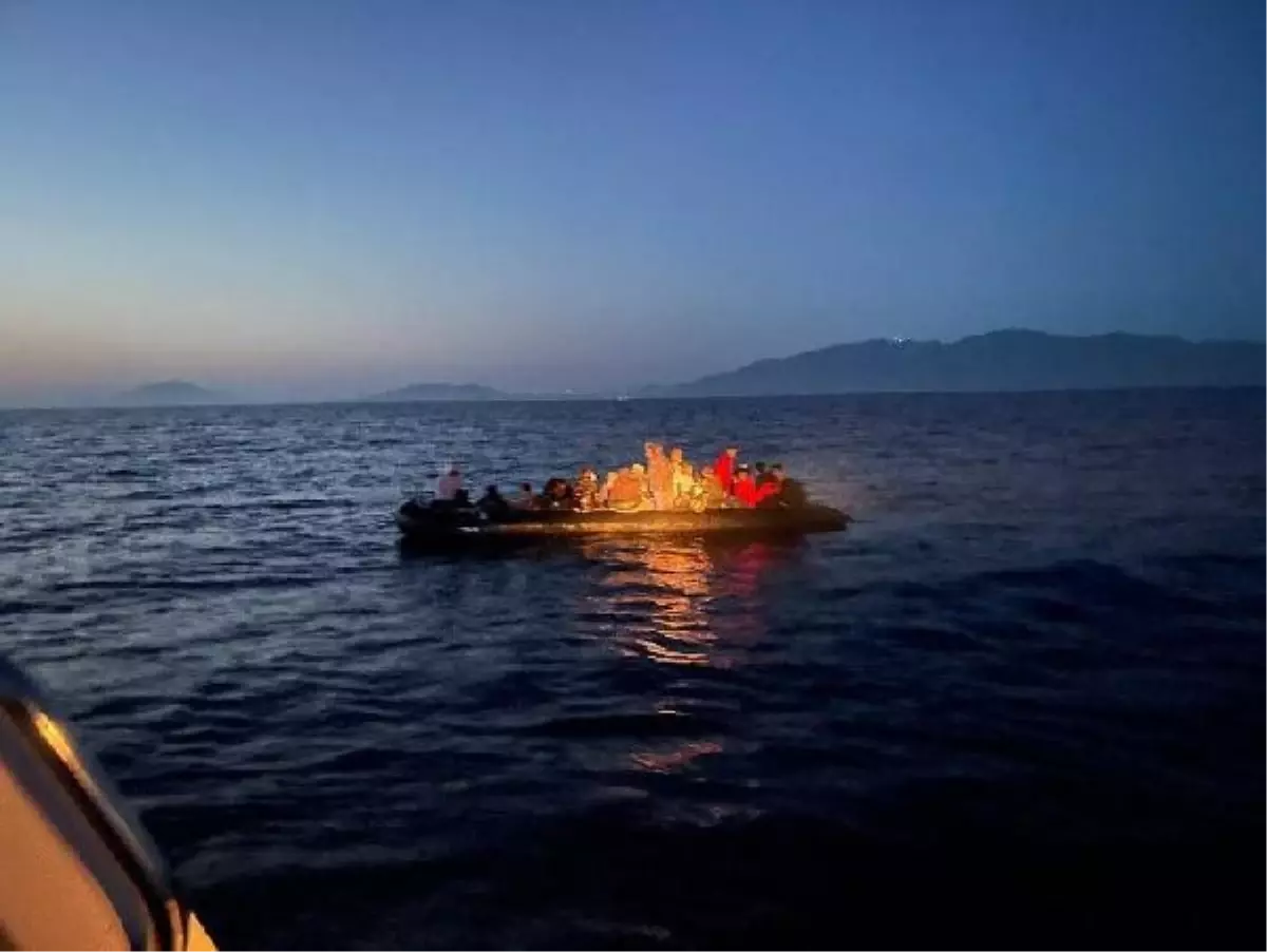 Bodrum'da 27 kaçak göçmen kurtarıldı