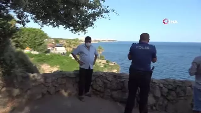 Falezlerde 'örümcek adam' alarmı Falezlerde 'örümcek adam' alarmı