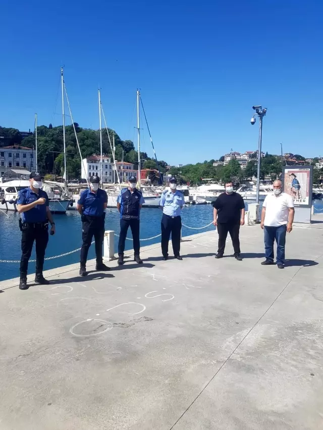 Sarıyer'de amatör balıkçılara denetim
