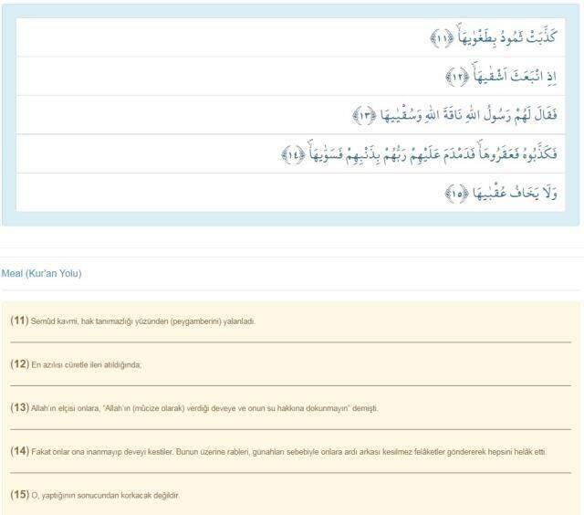 Şems Suresi okunşu ve anlamı! Türkçe tefsiri, Arapça yazılışı, fazileti nedir?