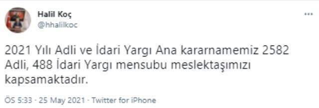 Son Dakika: HSK'nın yaz kararnamesiyle 3 bin 70 hakim ve savcının görev yeri değişti Son Dakika: HSK'nın yaz kararnamesiyle 3 bin 70 hakim ve savcının görev yeri değişti