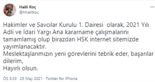 Son Dakika: HSK'nın yaz kararnamesiyle 3 bin 70 hakim ve savcının görev yeri değişti
