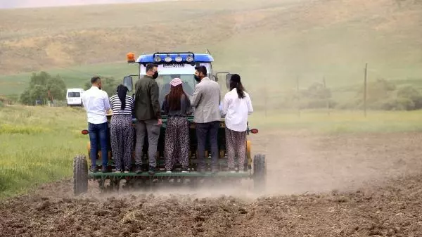 YÜKSEKOVA'DA KADIN ELİYLE EKİM SEFERBERLİĞİ