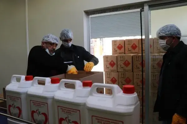 Amasya'da bu yıl 7 milyon litre etil alkol üretilecek Amasya'da bu yıl 7 milyon litre etil alkol üretilecek