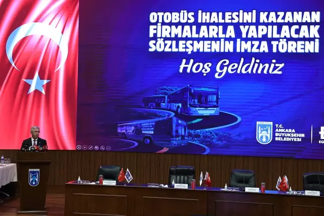 Ankara Büyükşehir Belediyesi filosuna 301 yeni otobüs katılacak