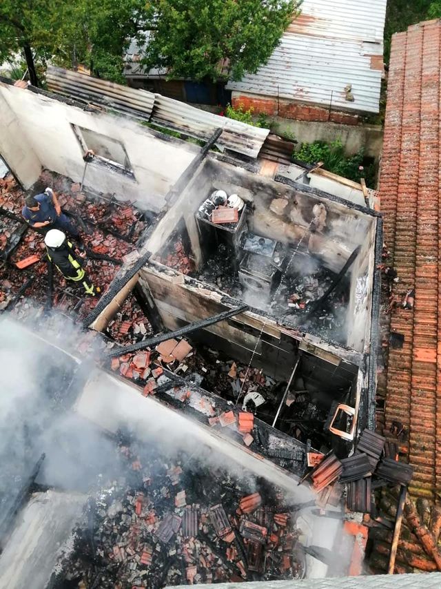 Biga�da ev yangını Haberler