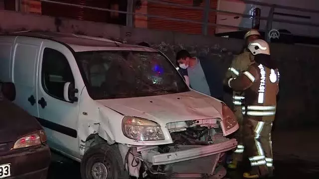 Şişli'de park halindeki iki araçta çıkan yangın söndürüldü