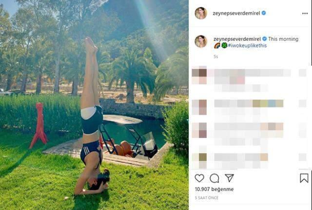 Volkan Demirel'in eşi amuda kalktığı pozu paylaştı, takipçileri fiziğine övgü yağdırdı Volkan Demirel'in eşi amuda kalktığı pozu paylaştı, takipçileri fiziğine övgü yağdırdı