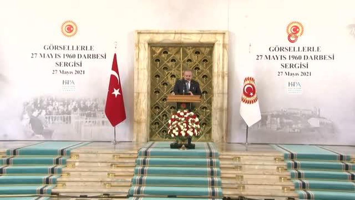 (ANKARA TBMM Başkanı Mustafa Şentop: 'Milletimiz, 1960'tan 2016'ya kadar demokrasiyi inkıtaya uğratan, halkı sindiren zorbalara karşı milli iradenin...