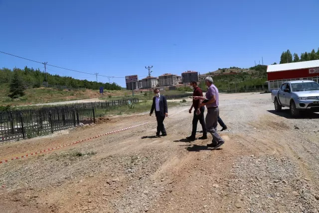 Hadim'de kiraz alım merkezi ek bina inşaatı başladı