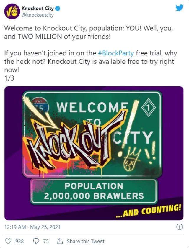 Knockout City, yayınlandıktan üç gün sonra 2 milyon oyuncu sayısını aşmayı başardı!