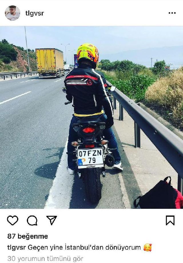 tunelin duvarina carpan motosikletli oldu ark 4 14161613 o