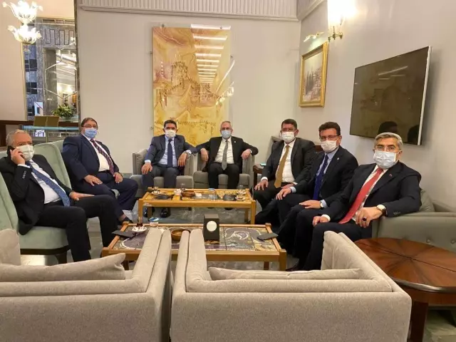 AESOB Başkanı Dere, Ankara'da esnafın taleplerini görüştü AESOB Başkanı Dere, Ankara'da esnafın taleplerini görüştü
