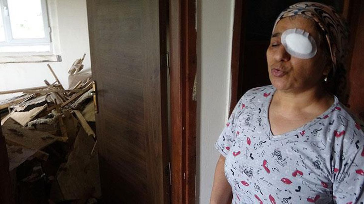 Çocuklarının uyuduğu odanın tavanı çöktü, sabah namazına kalkan anne şans eseri faciayı önledi