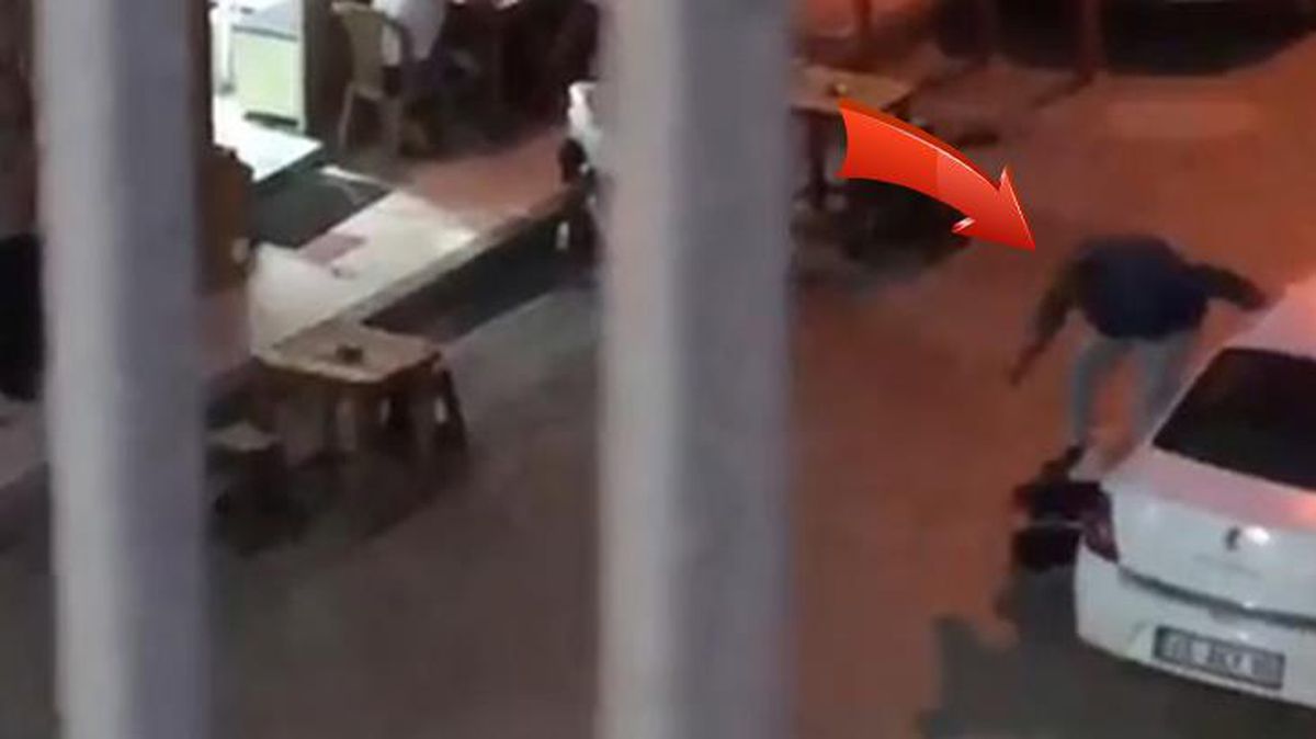 Eski eşini sokak ortasında tekme tokat dövdü, çevredekiler sadece izlemekle yetindi