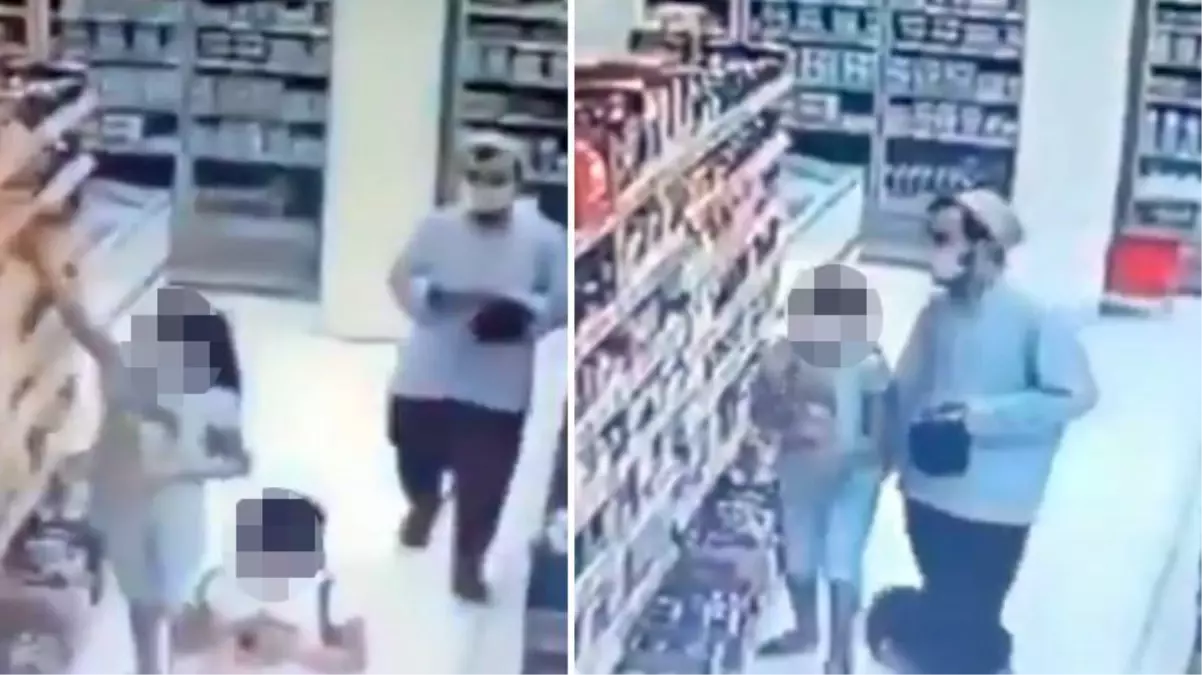 İnsanlığımızdan utandık! Markette alışveriş yapan kız çocuğunu eliyle istismar etti