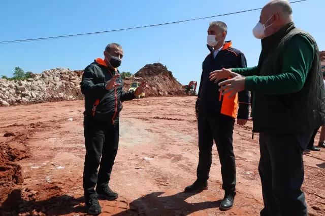 Çevre yolu ve şehir hastanesi inşaatındaki çalışmalar sürüyor