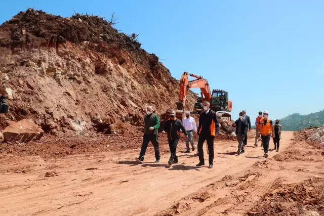 Çevre yolu ve şehir hastanesi inşaatındaki çalışmalar sürüyor
