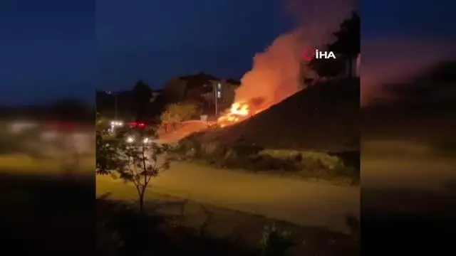 Sakarya'da korkutan anız yangını: Yerleşim yerlerine ulaşmadan söndürüldü