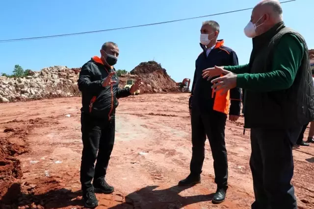 Çevre yolu ve şehir hastanesi inşaatındaki çalışmalar sürüyor