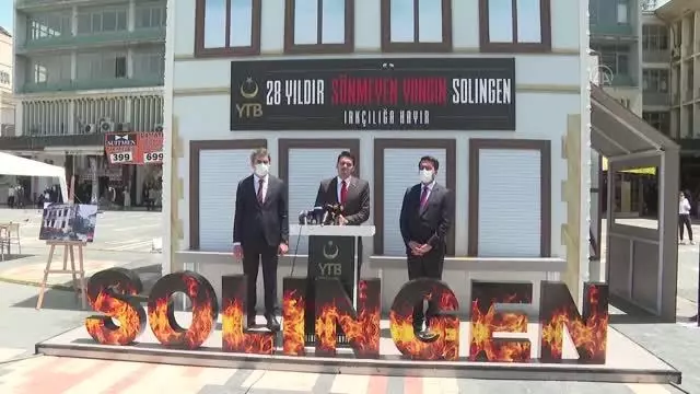 YTB Başkanı Eren, Solingen'deki ırkçı saldırının kurbanlarını andı YTB Başkanı Eren, Solingen'deki ırkçı saldırının kurbanlarını andı