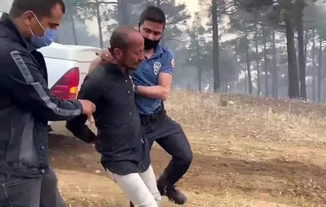 8 farklı noktada ormanı yakan şahıs suçüstü yakalandı 8 farklı noktada ormanı yakan şahıs suçüstü yakalandı
