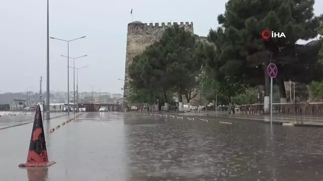 Yağmur Sinop'u etkisi altına aldı Yağmur Sinop'u etkisi altına aldı
