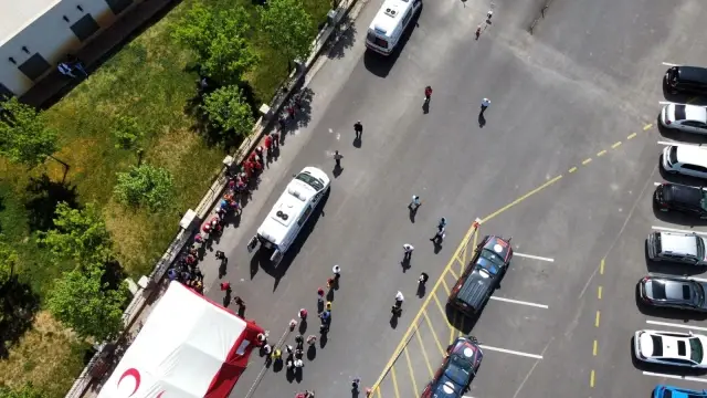 15. Bölge UMKE kentleri tatbikatı Afyonkarahisar'da yapıldı 15. Bölge UMKE kentleri tatbikatı Afyonkarahisar'da yapıldı