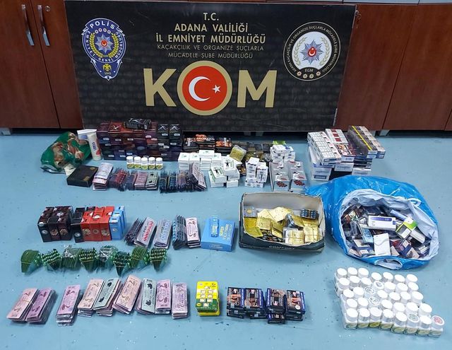 Adana'da kaçakçılık operasyonu