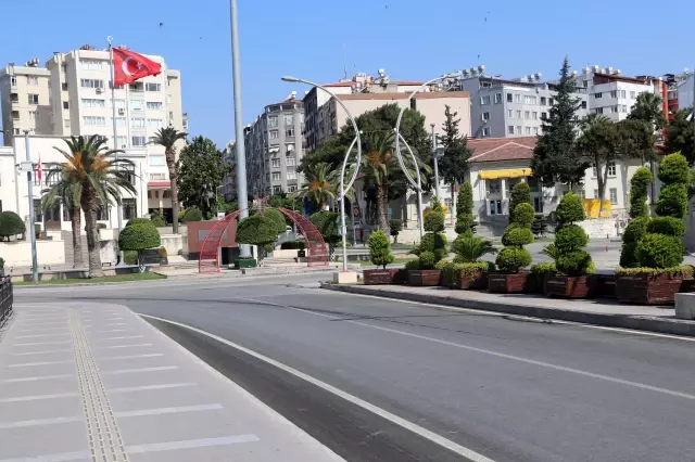 Cadde ve sokaklarda sessizlik hakim Cadde ve sokaklarda sessizlik hakim