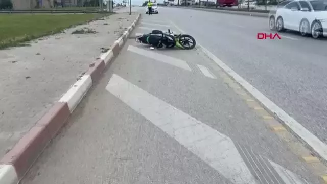 BURSA DEVRİLEN MOTOSİKLETTEKİ ANNE VE OĞLU, METRELERCE SÜRÜKLENDİ BURSA DEVRİLEN MOTOSİKLETTEKİ ANNE VE OĞLU, METRELERCE SÜRÜKLENDİ