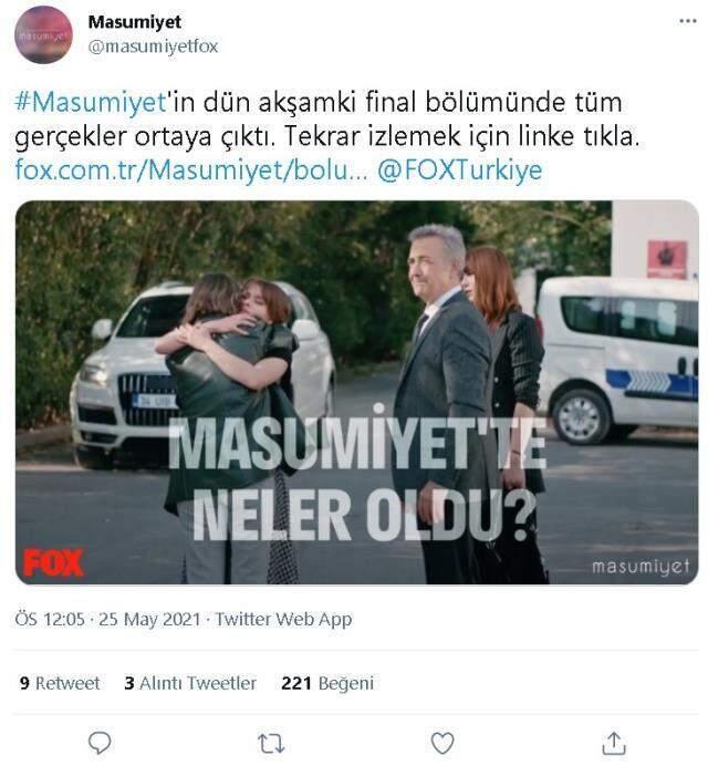 Masumiyet final mi yaptı, neden yok? Fox TV Masumiyet bitti mi? Masumiyet final bölümünde neler oldu?