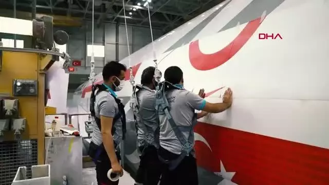 SPOR EURO 2020'de A Milli Takımımızı taşıyacak uçak göklerde SPOR EURO 2020'de A Milli Takımımızı taşıyacak uçak göklerde
