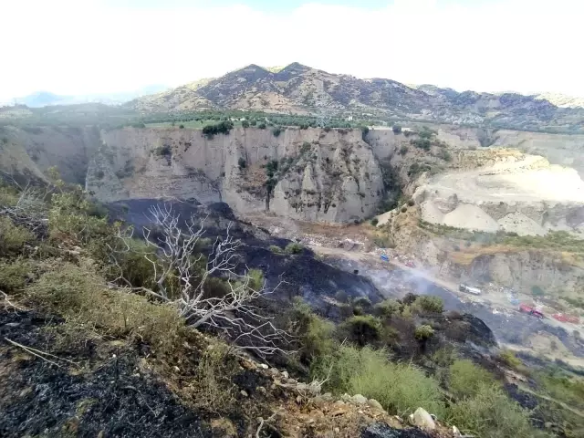 Aydın'da arazi yangını kontrol altına alındı