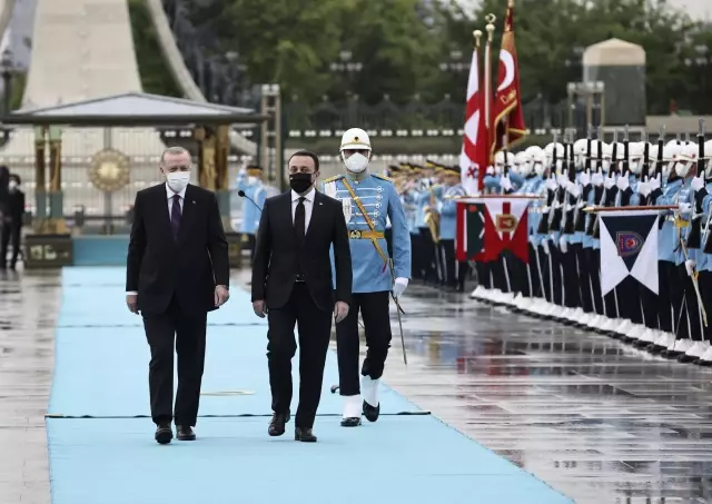 Son dakika haber | Cumhurbaşkanı Erdoğan, Gürcistan Başbakanı Garibashvili'yi kabul etti