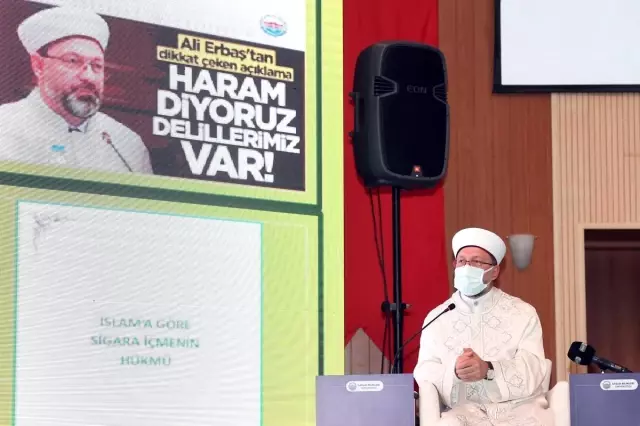 Diyanet İşleri Başkanı: 'Sigarayla topyekun mücadele etmeliyiz' Diyanet İşleri Başkanı: 'Sigarayla topyekun mücadele etmeliyiz'