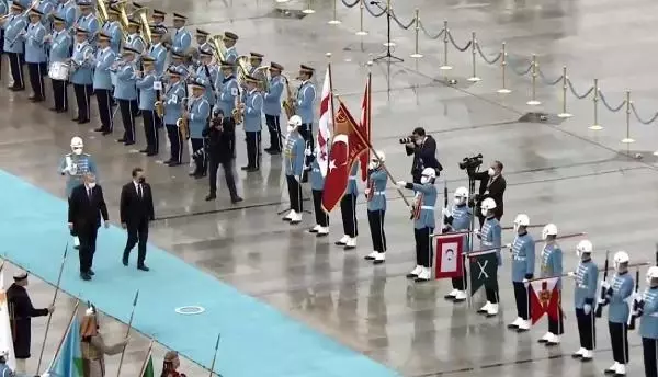 Son dakika haber | Cumhurbaşkanı Erdoğan, Gürcistan Başbakanı Garibashvili'yi kabul etti