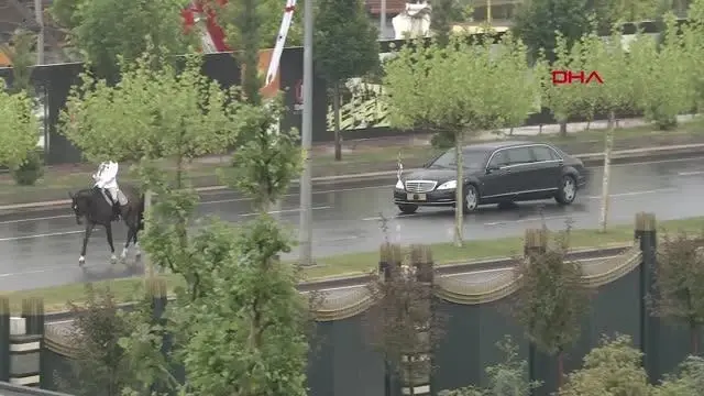 Erdoğan, Gürcistan Başbakanı Garibashvili'yi resmi törenle karşıladı